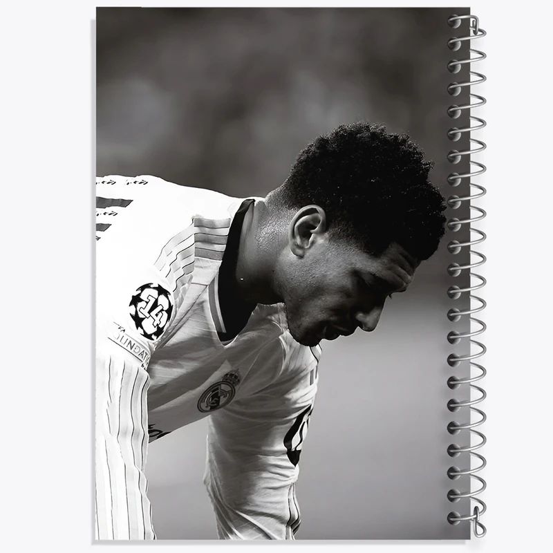 دفتر ژورنال نویسی 50 برگ خندالو مدل نقطه ای طرح جود بلینگام (Jude Bellingham) کد F14311