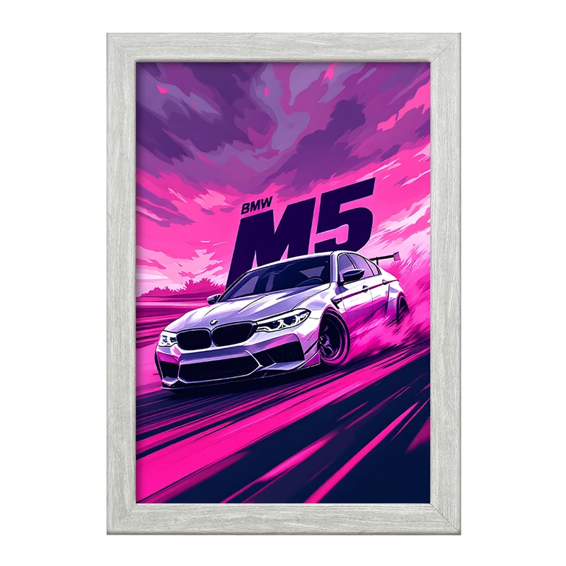 تابلو خندالو طرح بی ام دبلیو (BMW M5) کد F13740