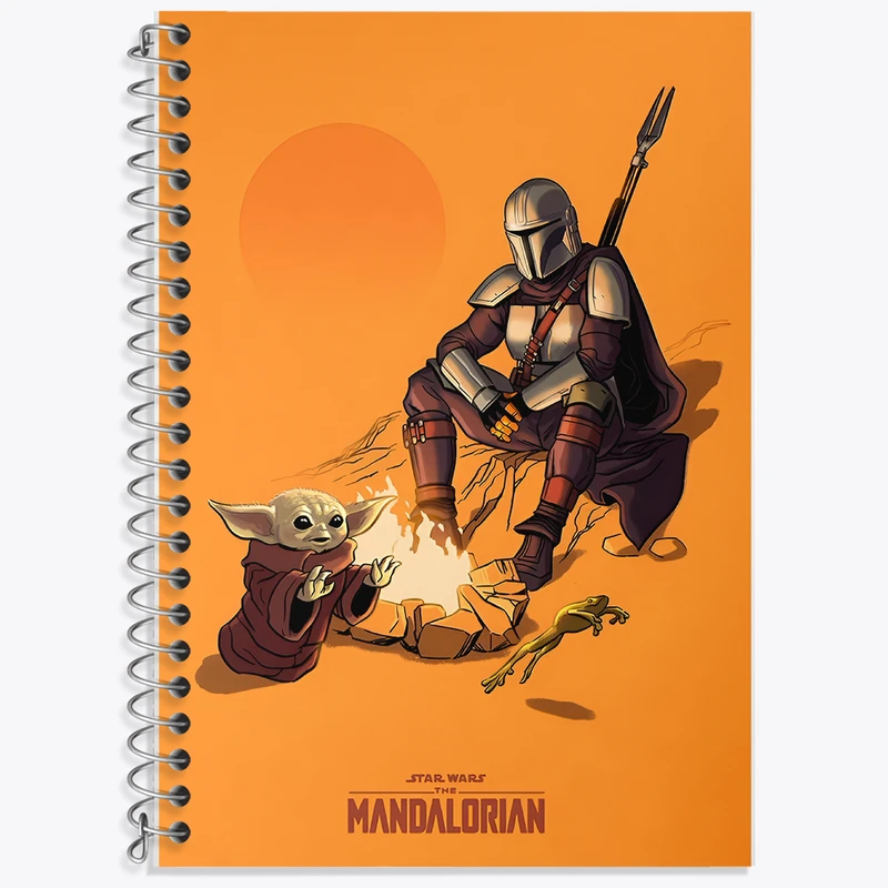 دفتر نت موسیقی 50 برگ خندالو طرح مندلورین (The Mandalorian) کد F13753