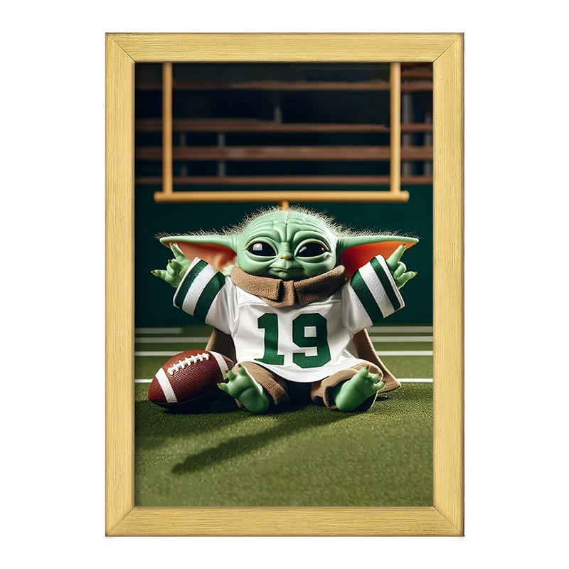 تابلو خندالو طرح بیبی یودا کد F4428