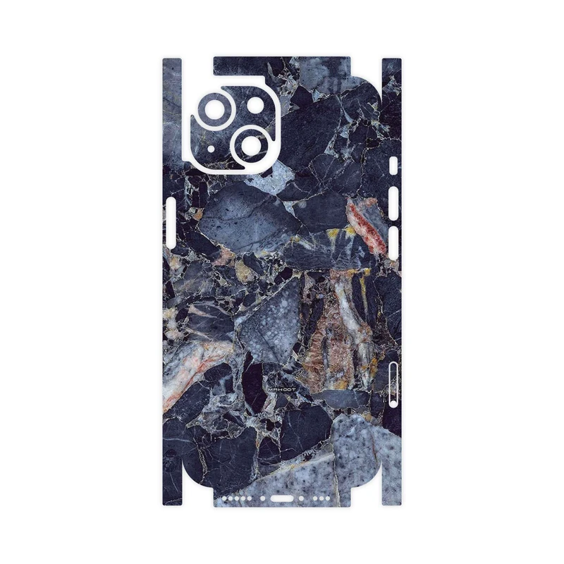 برچسب پوششی ماهوت مدل Broken black marble-FullSkin مناسب برای گوشی موبایل اپل iPhone 14