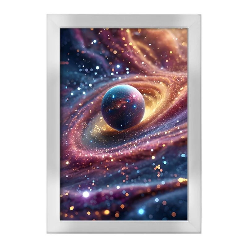 تابلو خندالو طرح کهکشان کد F11521