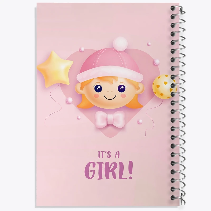 دفتر طراحی 50 برگ خندالو طرح تعیین جنسیت  کد 10953