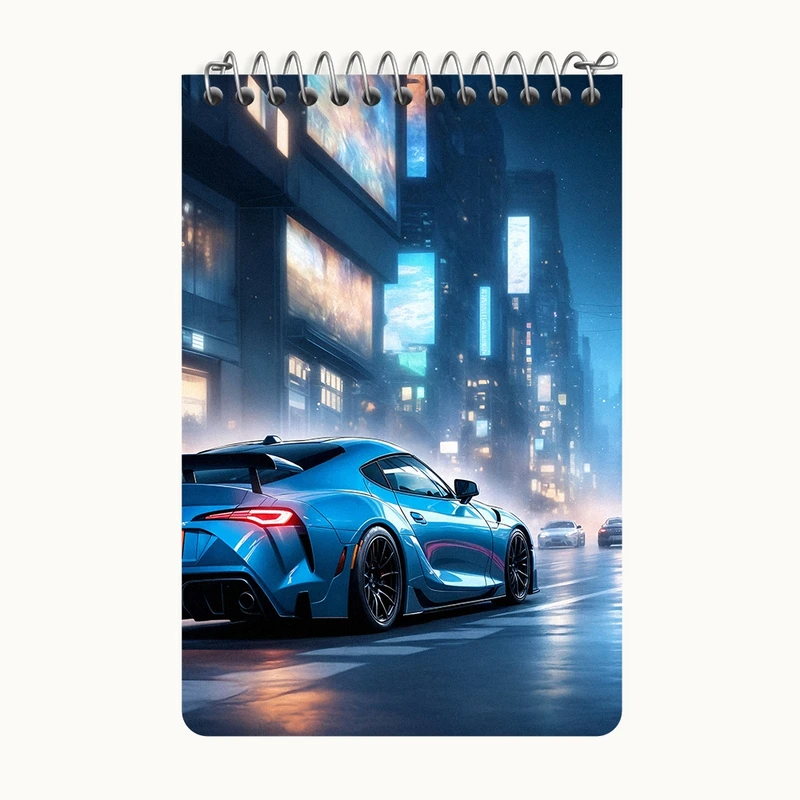 دفتر یادداشت 50 برگ خندالو طرح ماشین اسپرت کد F5222