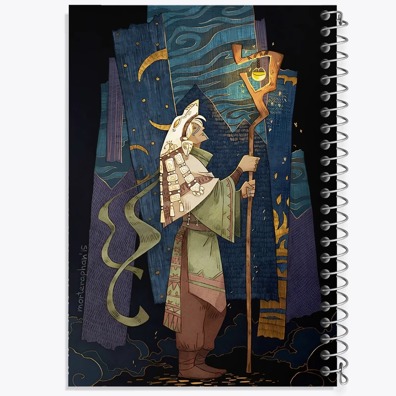 دفتر ژورنال نویسی 50 برگ خندالو مدل نقطه ای طرح مرد مصری کد F10858