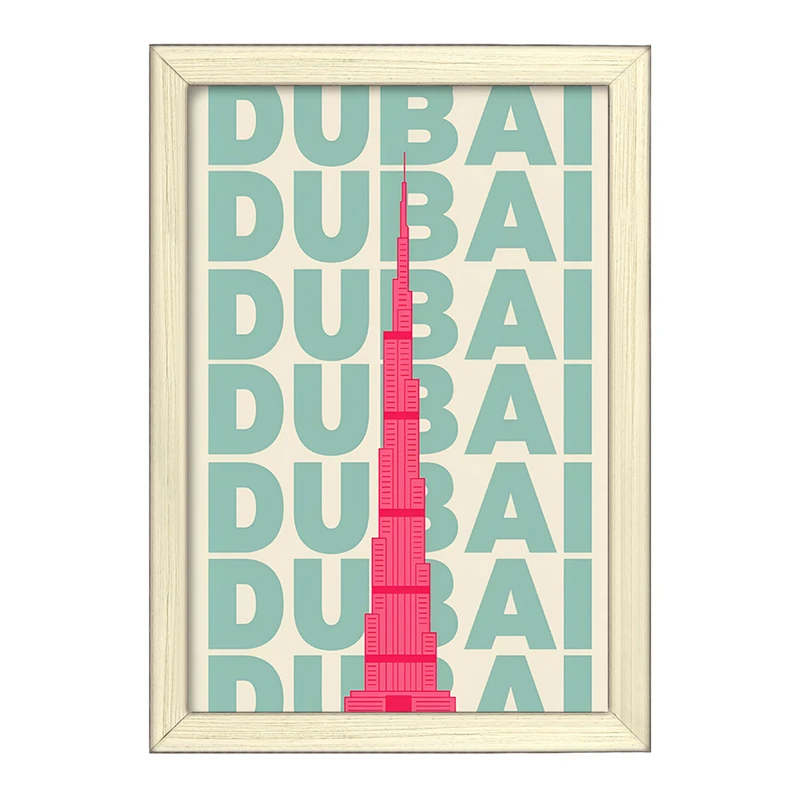 تابلو خندالو طرح دبی (Dubai) کد F5955