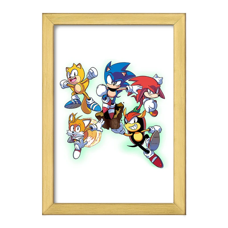 تابلو خندالو طرح سونیک (Sonic) کد F2204