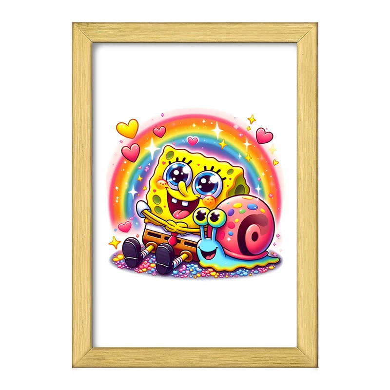 تابلو خندالو طرح باب اسفنجی کد F5439