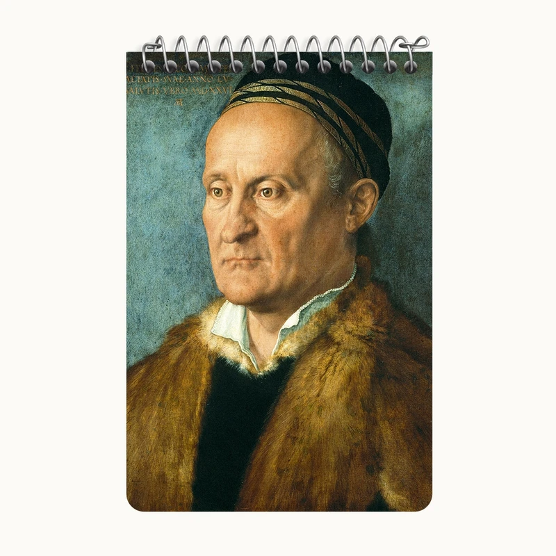 دفتر یادداشت 50 برگ خندالو طرح پرتره یاکوب مافل آلبرشت دورر کد F12389