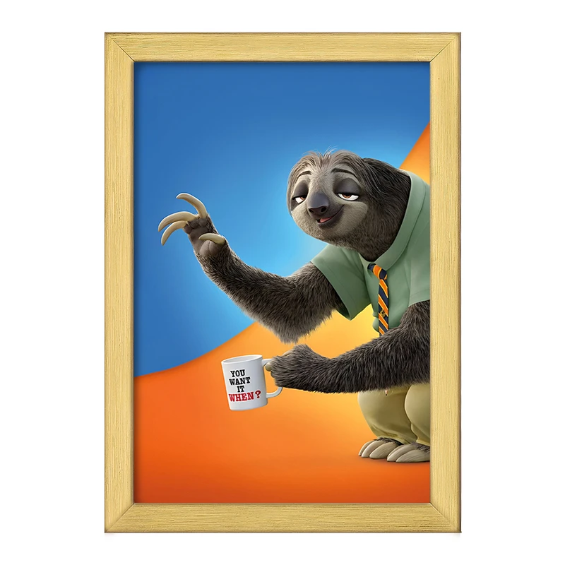 تابلو خندالو طرح زوتوپیا کد F3765