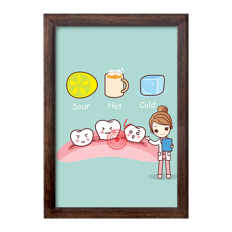 تابلو خندالو طرح دندان و دندان پزشکی کودکانه کد 36745