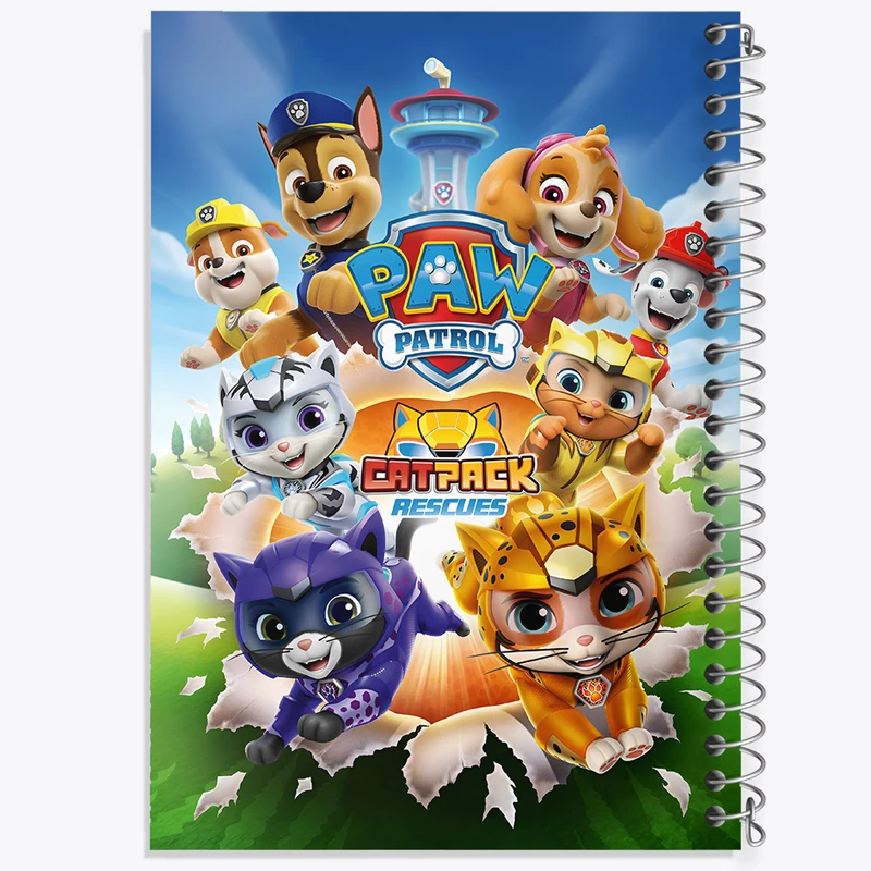 دفتر نقاشی 50 برگ خندالو طرح سگ های نگهبان کد F11018