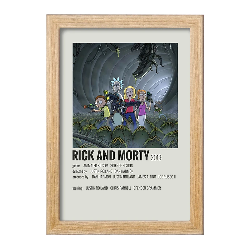 تابلو خندالو طرح ریک و مورتی (Rick and Morty) کد F13108