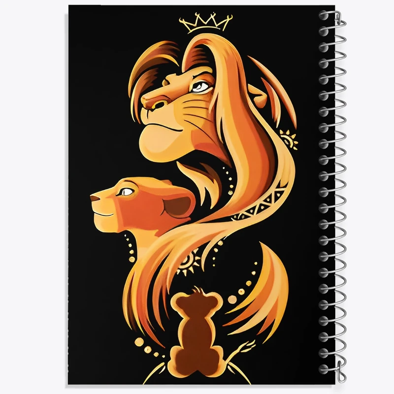 دفتر شطرنجی 50 برگ خندالو طرح شیرشاه کد F4355