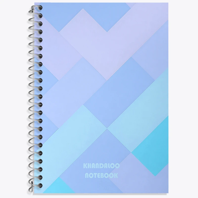 دفتر زبان 50 برگ خندالو مدل دو خط طرح مدرن کد N8617