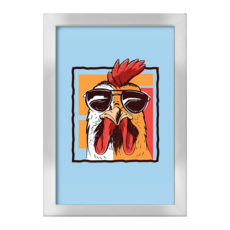 تابلو خندالو طرح خروس بامزه کد F4819