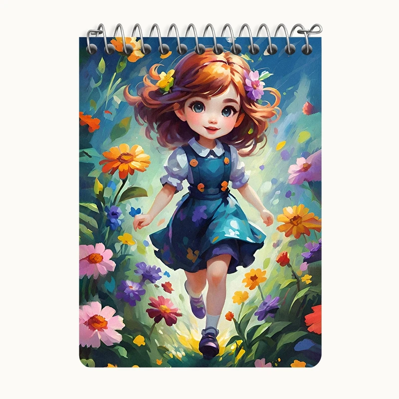 دفتر یادداشت 50 برگ خندالو طرح دخترانه کد N3571