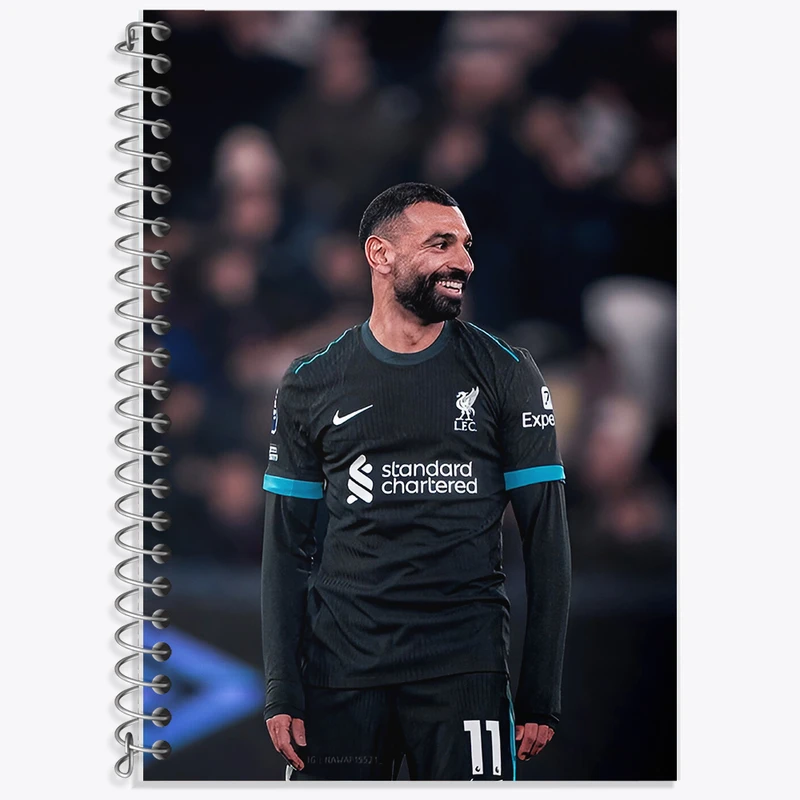 دفتر زبان دوخط 50 برگ خندالو طرح محمد صلاح کد F14346