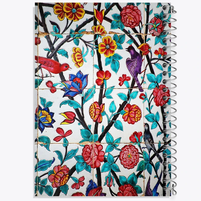 دفتر طراحی 50 برگ خندالو طرح کاشی  کد 2181