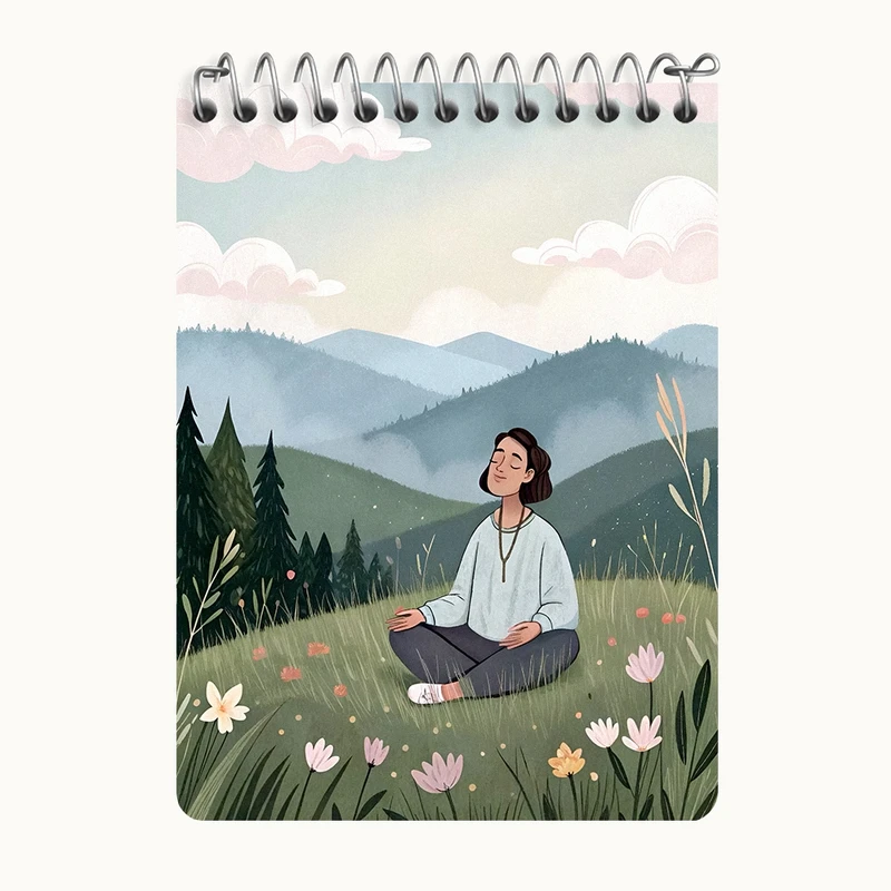 دفتر یادداشت 50 برگ خندالو طرح دخترانه فانتزی کد N8439