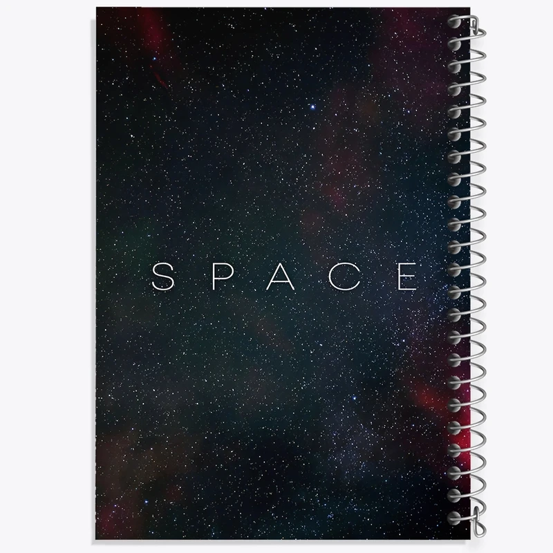 دفتر شطرنجی 50 برگ خندالو طرح فضا (Space) کد F10811