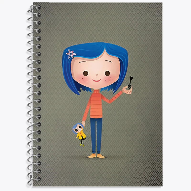 دفتر نت موسیقی 50 برگ خندالو طرح کورالین (Coraline) کد N6369