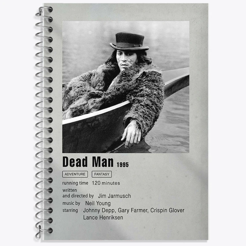 دفتر لغت 50 برگ خندالو طرح مرد مرده (Dead Man) کد F11300