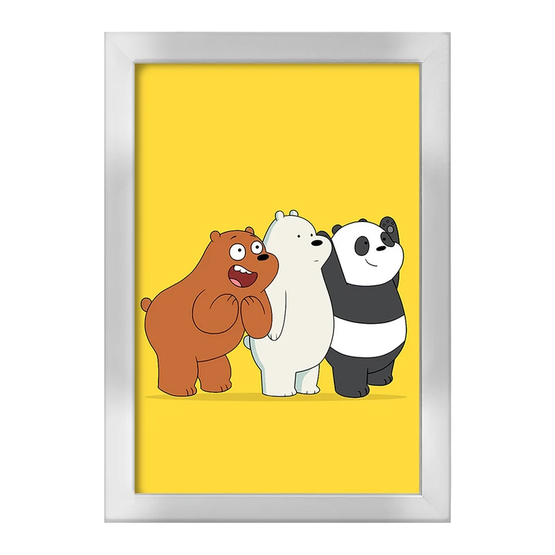 تابلو خندالو طرح انیمیشن سه خرس کله پوک کد 27652