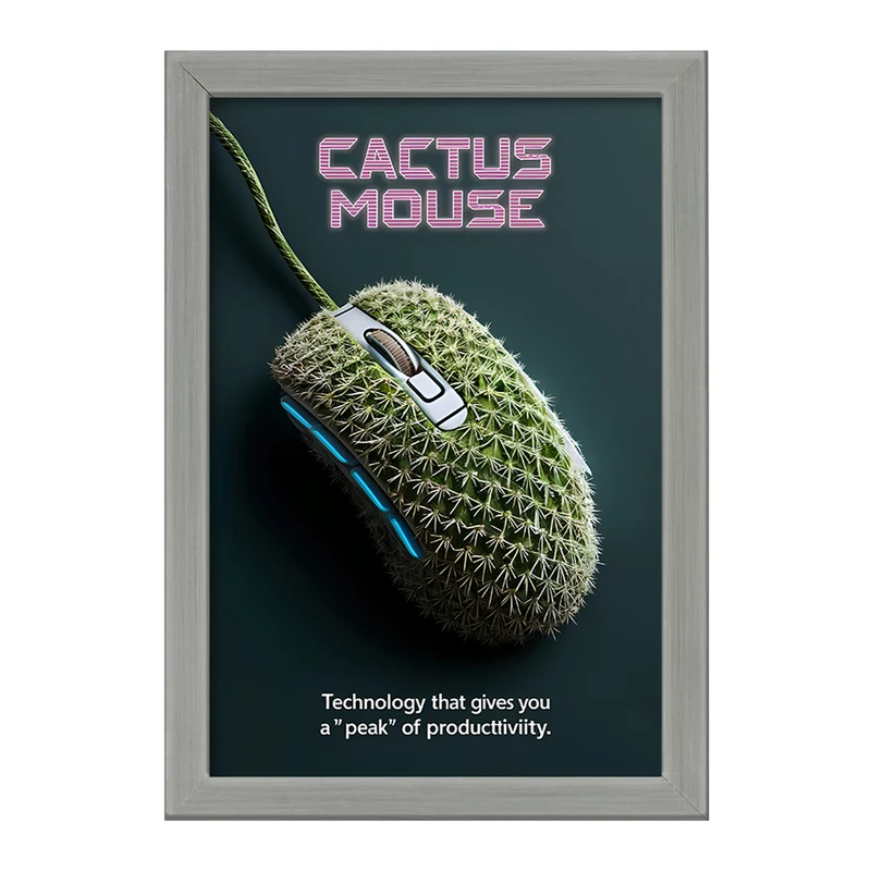 تابلو خندالو طرح موس کاکتوسی کد F10614