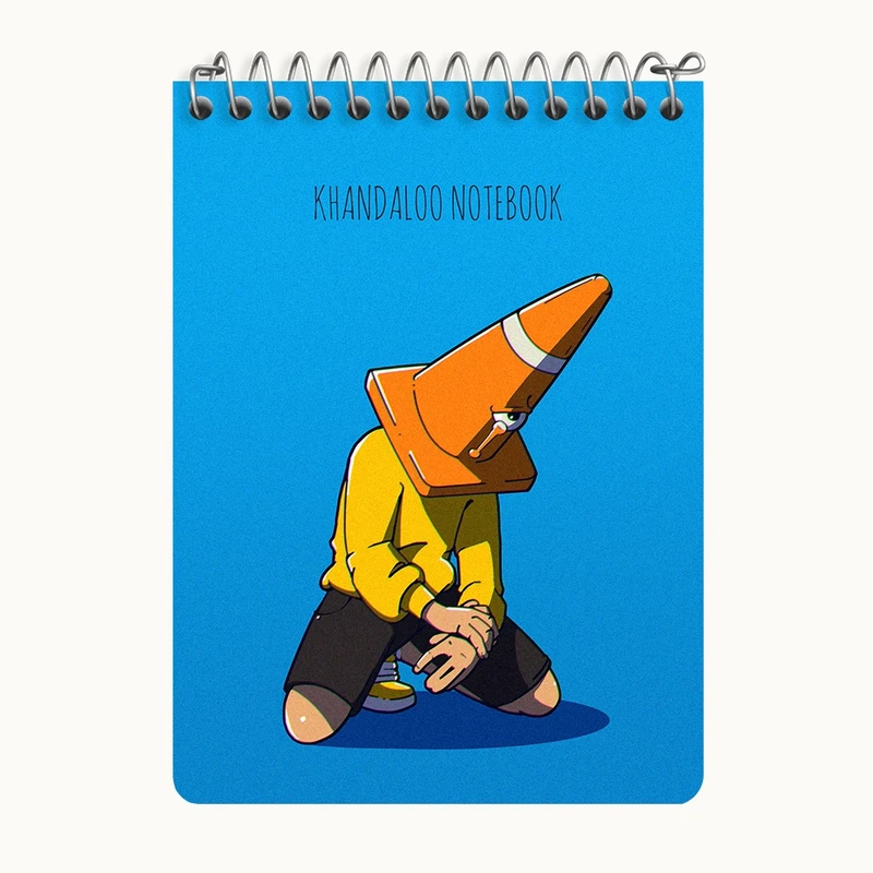 دفتر یادداشت 50 برگ خندالو طرح فانتزی کد N7990