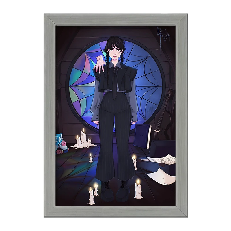 تابلو خندالو طرح ونزدی (Wednesday) کد F4950