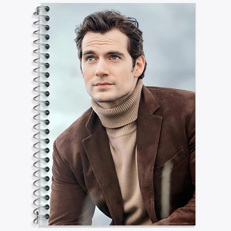 دفتر لغت 50 برگ خندالو طرح هنری کوویل (Henry Cavill) کد F10238