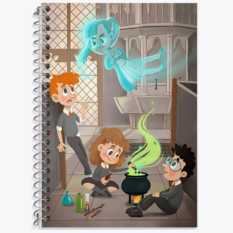 دفتر نت موسیقی 50 برگ خندالو طرح هری پاتر (Harry Potter) کد F8648