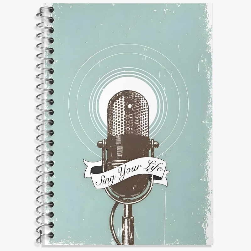 دفتر لغت 50 برگ خندالو طرح Sung Your Life کد F10549