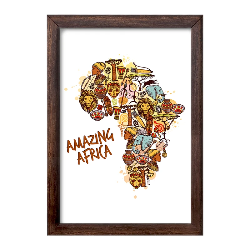تابلو خندالو طرح آفریقا Africa کد 29832