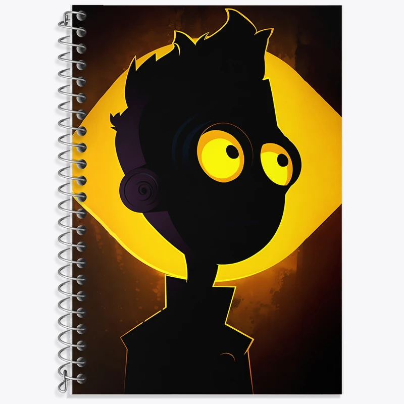 دفتر زبان 50 برگ خندالو مدل دو خط طرح لیمبو (Limbo) کد F13689