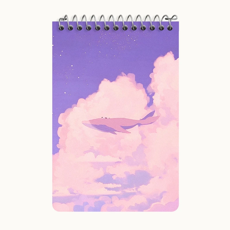 دفتر یادداشت 50 برگ خندالو طرح وال کد F3732