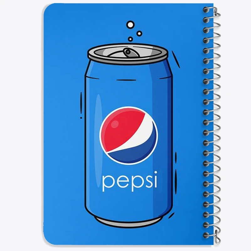 دفتر یادداشت 50 برگ خندالو طرح نوشابه پپسی (Pepsi) کد N2150