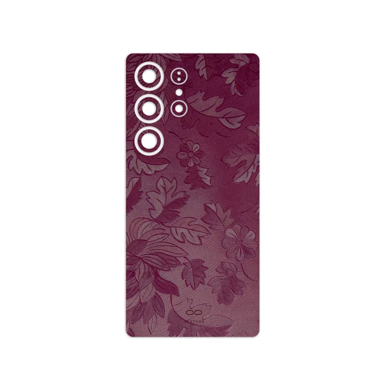برچسب پوششی ماهوت مدل Red-Wildflower مناسب برای گوشی موبایل سامسونگ Galaxy S25 Ultra