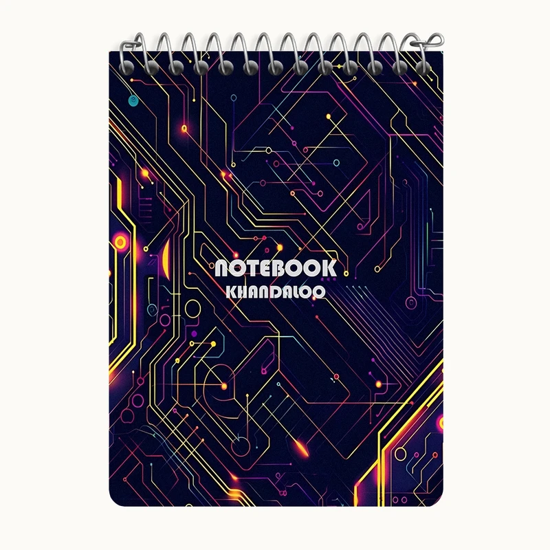 دفتر یادداشت 50 برگ خندالو طرح مدرن کد N7577