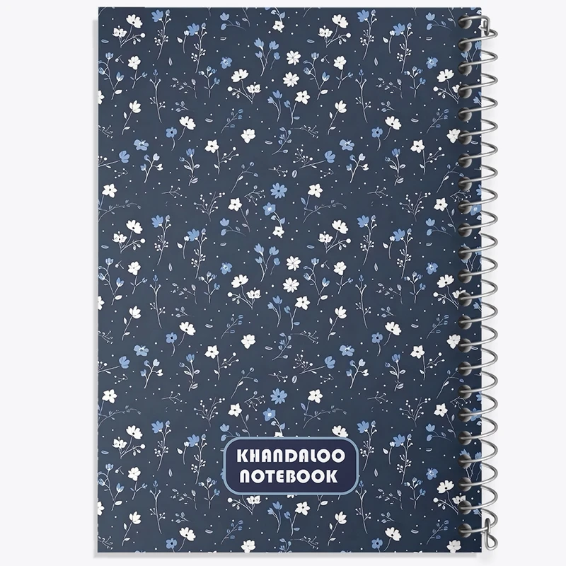 دفتر لیست خرید 50 برگ خندالو طرح پترن گل گلی کد N6079