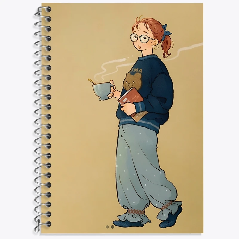 دفتر لغت 50 برگ خندالو طرح دخترانه کد N6984