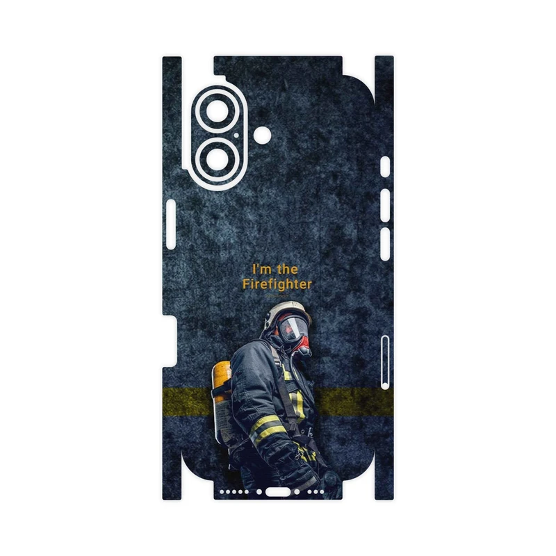 برچسب پوششی ماهوت مدل Firefighter-FullSkin مناسب برای گوشی موبایل اپل iPhone 17