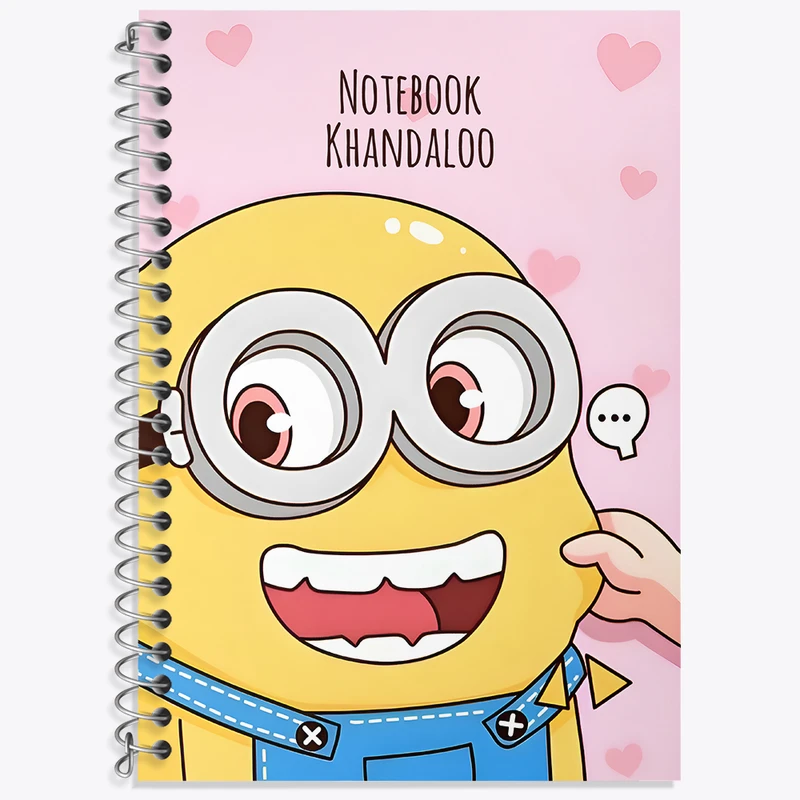 دفتر نت موسیقی 50 برگ خندالو طرح مینیون ها (Minions) کد N7155