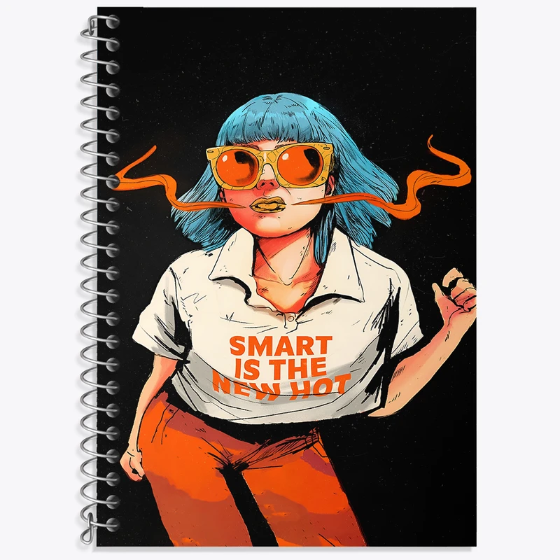 دفتر زبان دوخط 50 برگ خندالو طرح دخترانه کد F4776