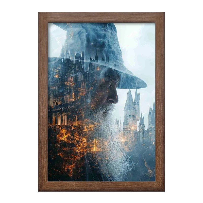 تابلو خندالو طرح گندالف هری پاتر (Harry Potter) کد F14192