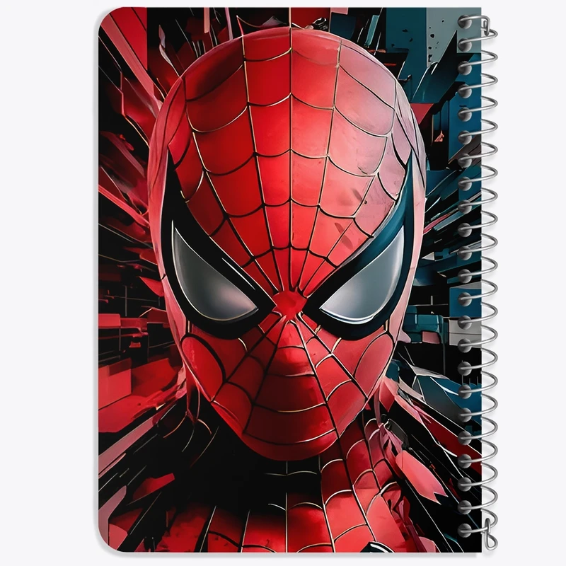 دفتر یادداشت 50 برگ خندالو طرح مرد عنکبوتی (Spider Man) کد F6920