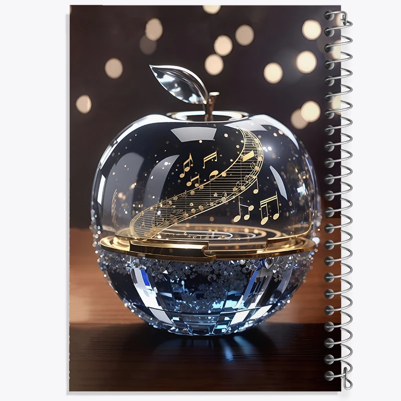 دفتر مشق 100 برگ خندالو طرح نت موسیقی کد N8094