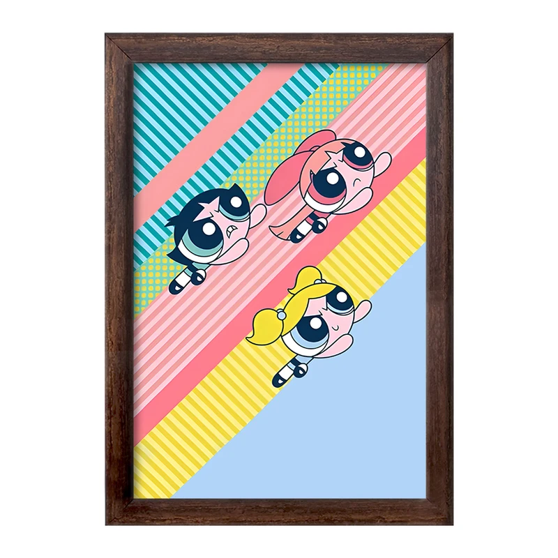 تابلو خندالو طرح پاورپاف گرلز (The Powerpuff Girls) کد F12051