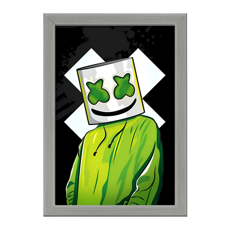 تابلو خندالو طرح کریستوفر کامستاک (Marshmello) کد F12005